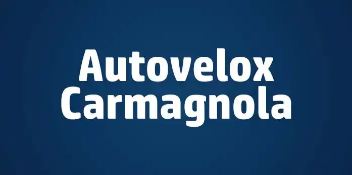 autovelox carmagnola